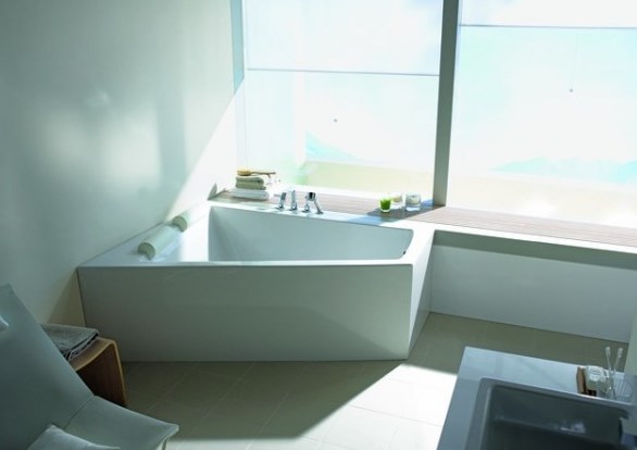 DURAVIT PAIOVA rohová vana 170x130 cm, bez nožiček, akrylát 700214000000000 Obrázek - fotka
