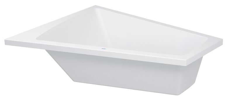 DURAVIT PAIOVA rohová vana 170x130 cm, bez nožiček, akrylát 700214000000000 Obrázek - fotka