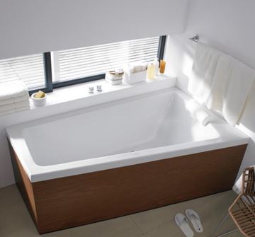 DURAVIT PAIOVA rohová vana 170x100 cm, bez nožiček, akrylát 700213000000000 Obrázek - fotka