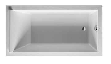 DURAVIT STARCK vana 170x90 cm, bez nožiček, akrylát