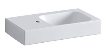 GEBERIT ICON umývátko 53 cm, s otvorem pro baterii vlevo, bez přepadu