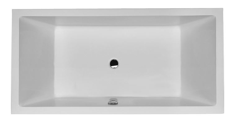DURAVIT STARCK vana 180x90 cm, pro 2 osoby, bez nožiček, akrylát 700052000000000 Obrázek - Hlavní obrázek