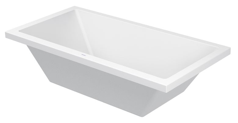 DURAVIT STARCK vana 180x90 cm, pro 2 osoby, bez nožiček, akrylát 700052000000000 Obrázek - fotka