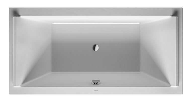 DURAVIT STARCK vana 180x90 cm, pro 2 osoby, bez nožiček, akrylát 700339000000000 Obrázek - Hlavní obrázek