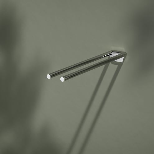KEUCO REVA držák ručníků 450 mm, dvojramenný, chrom 12818010000 Obrázek - fotka