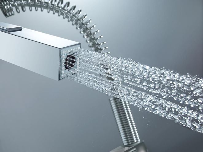 GROHE EUROCUBE dřezová baterie, s flexi ramínkem a sprškou, chrom 31395000 Obrázek - fotka