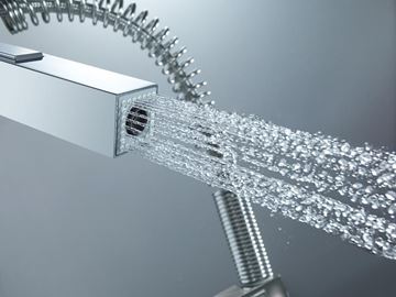 GROHE EUROCUBE dřezová baterie, s flexi ramínkem a sprškou, chrom 31395000 Obrázek - fotka