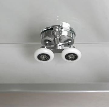 ROTH LEGA LINE LLS2/900 SMONT sprchový kout 90x90 cm, rohový vstup, posuvné dveře, brillant/sklo transparent 554-9000000-00-02 Obrázek - fotka