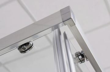 ROTH LEGA LINE LLS2/900 SMONT sprchový kout 90x90 cm, rohový vstup, posuvné dveře, brillant/sklo transparent 554-9000000-00-02 Obrázek - fotka