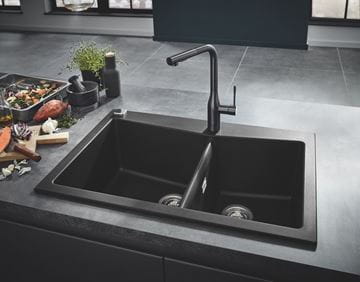 GROHE ESSENCE NEW dřezová baterie, kartáčovaný hard graphite 30269AL0 Obrázek - fotka
