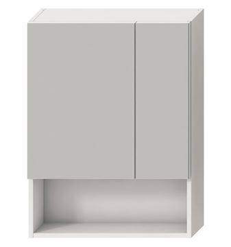 JIKA LYRA zrcadlová skříňka 60x80x15,3 cm, lamino, bílá