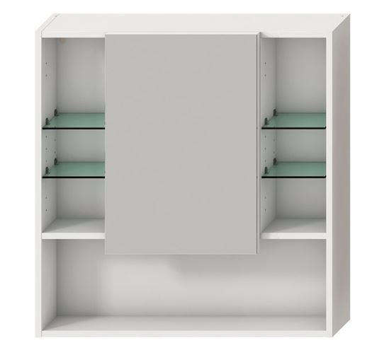 JIKA LYRA zrcadlová skříňka 77,5x80x13,2 cm, lamino, bílá H4532510383041 Obrázek - Hlavní obrázek