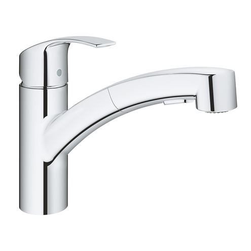 GROHE EUROSMART dřezová baterie, s vytahovací sprškou, chrom 30305000 Obrázek - Hlavní obrázek