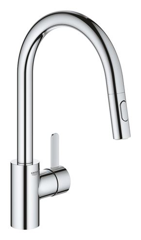 GROHE EUROSMART COSMOPOLITAN dřezová baterie, s vytahovací sprškou, chrom 31481001 Obrázek - Hlavní obrázek