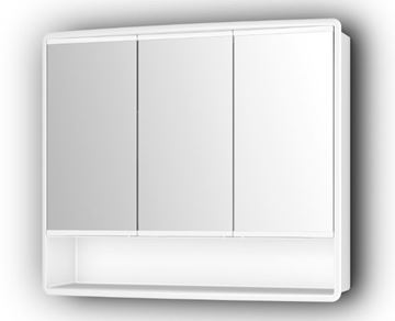 JOKEY LYMO zrcadlová skříňka 58x49,5x14,8 cm, plast, bílá