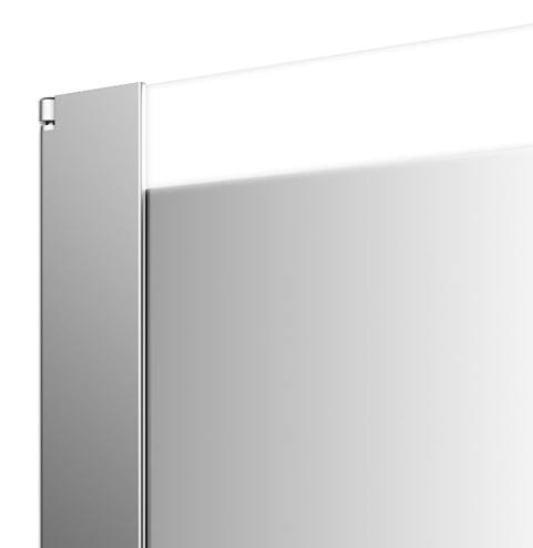 JOKEY TROMSÖ zrcadlová skříňka 63x68,5 cm, osvětlení, s vypínačem a el. zásuvkou, MDF/dřevo, aluminium 112112020-0140 Obrázek - fotka