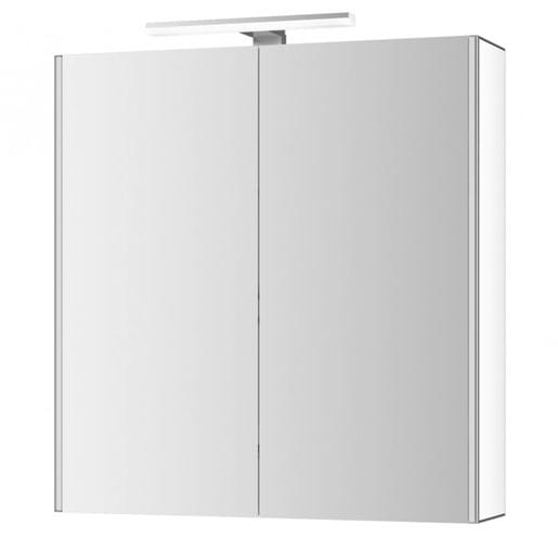 JOKEY DEKOR ALU LED zrcadlová skříňka 65,4x71,3x20,6 cm, osvětlení, s vypínačem a el. zásuvkou, hliník, bílá 124512020-0110 Obrázek - Hlavní obrázek