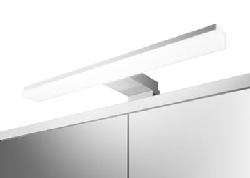 JOKEY SINGLE ALU LED zrcadlová skříňka 45x21x71,5 cm, osvětlení, s vypínačem a el. zásuvkou, hliník, aluminium 124211120-0190 Obrázek - fotka