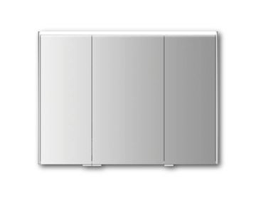 JOKEY DEKOR ALU III-HL LED zrcadlová skříňka 100x73,5x16,6 cm, osvětlení, s vypínačem a el. zásuvkou, hliník, aluminium 124513120-0122 Obrázek - fotka