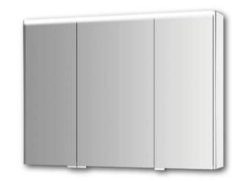 JOKEY DEKOR ALU III-HL LED zrcadlová skříňka 100x73,5x16,6 cm, osvětlení, s vypínačem a el. zásuvkou, hliník, bílá