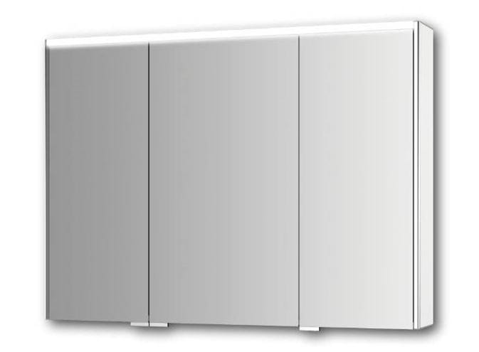 JOKEY DEKOR ALU III-HL LED zrcadlová skříňka 100x73,5x16,6 cm, osvětlení, s vypínačem a el. zásuvkou, hliník, bílá 124513120-0110 Obrázek - Hlavní obrázek