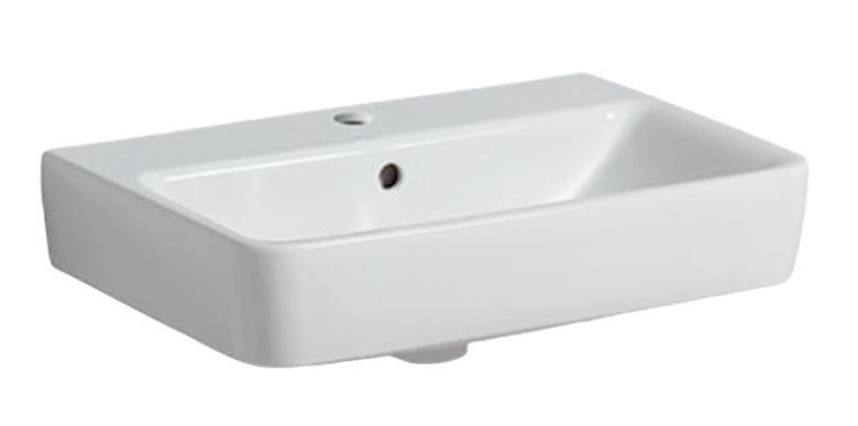 GEBERIT SELNOVA COMPACT umyvadlo 55 cm, s otvorem pro baterii a přepadem 501.509.00.7 Obrázek - Hlavní obrázek