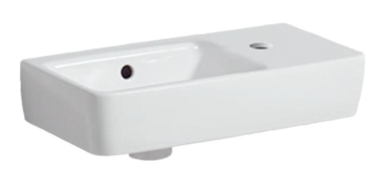 GEBERIT SELNOVA COMPACT umývátko 50 cm, s otvorem pro baterii vpravo a přepadem 501.513.00.7 Obrázek - Hlavní obrázek