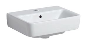 GEBERIT SELNOVA COMPACT umývátko 45 cm, s otvorem pro baterii a přepadem