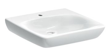 GEBERIT SELNOVA COMFORT bezbariérové umyvadlo 55 cm, s otvorem pro baterii, bez přepadu