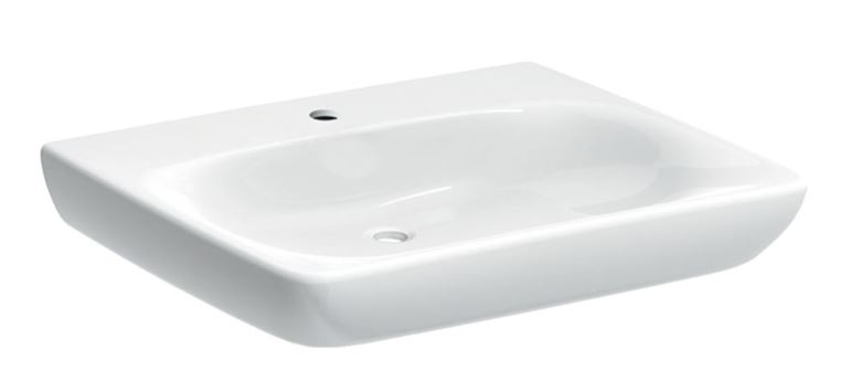 GEBERIT SELNOVA COMFORT bezbariérové umyvadlo 65 cm, s otvorem pro baterii, bez přepadu 500.188.01.7 Obrázek - Hlavní obrázek
