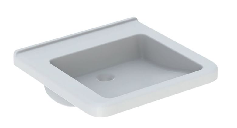 GEBERIT SELNOVA COMFORT SQUARE bezbariérové umyvadlo 55 cm, bez přepadu 500.787.01.7 Obrázek - Hlavní obrázek