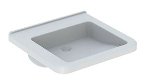 GEBERIT SELNOVA COMFORT SQUARE bezbariérové umyvadlo 55 cm, bez přepadu