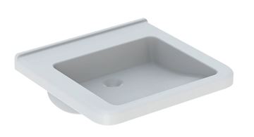 GEBERIT SELNOVA COMFORT SQUARE bezbariérové umyvadlo 55 cm, bez přepadu