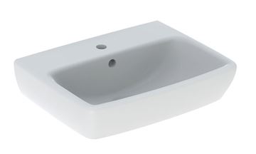 GEBERIT SELNOVA SQUARE umývátko 45 cm, s otvorem pro baterii a přepadem