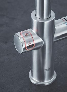 GROHE RED DUO dřezová elektronická baterie, s ohřevem, velikost M, GROHE ChildLock, napájení ze sítě, chrom 30327001 Obrázek - fotka