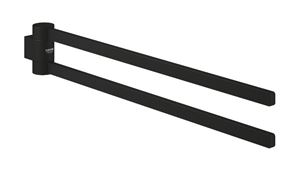 GROHE SELECTION držák ručníků 441 mm, dvojramenný, phantom black