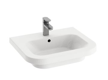 RAVAK CHROME umyvadlo 55 cm, s otvorem pro baterii a přepadem
