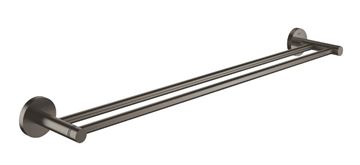 GROHE ESSENTIALS držák ručníků 600 mm, dvojramenný, kartáčovaný hard graphite