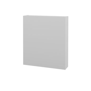 CONCEPT 150 zrcadlová skříňka 60x68x12,7 cm, panty vpravo, MDF, bílá lesk
