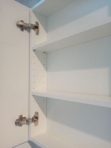 CONCEPT 150 zrcadlová skříňka 60x68x12,7 cm, panty vpravo, MDF, bílá lesk 808440 Obrázek - fotka