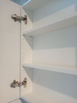 CONCEPT 150 zrcadlová skříňka 60x68x12,7 cm, panty vpravo, MDF, bílá lesk 808440 Obrázek - fotka