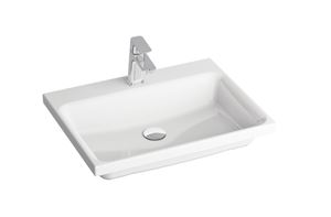RAVAK COMFORT 600 umyvadlo 60 cm, s otvorem pro baterii, bez přepadu