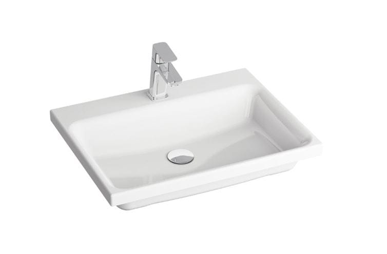 RAVAK COMFORT 600 umyvadlo 60 cm, s otvorem pro baterii, bez přepadu XJX01260001 Obrázek - Hlavní obrázek