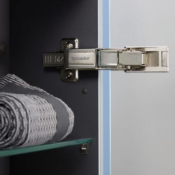 DURAVIT DURASTYLE BASIC zrcadlová skříňka 60x70x14,8 cm, osvětlení, s vypínačem a el. zásuvkou, panty vpravo, matná bílá N17920R00000000 Obrázek - fotka