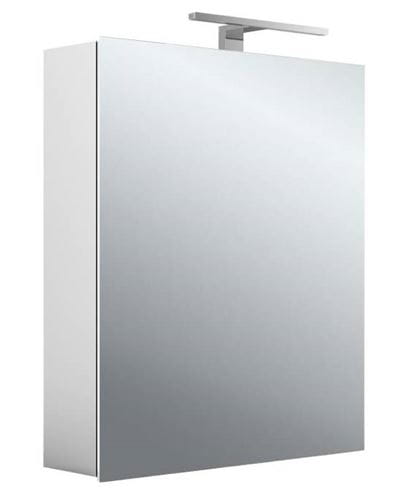 EMCO MEE zrcadlová skříňka 60x74,6x15,3 cm, osvětlení, s vypínačem a el. zásuvkou, hliník, stříbrná 949805049 Obrázek - Hlavní obrázek