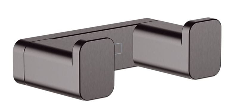 HANSGROHE ADDSTORIS dvojháček na ručníky, kartáčovaný černý chrom 41755340 Obrázek - Hlavní obrázek