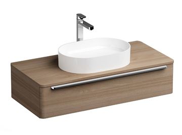 RAVAK CERAMIC 550 SLIM O umyvadlo na desku 55 cm, bez přepadu XJX01155001 Obrázek - fotka