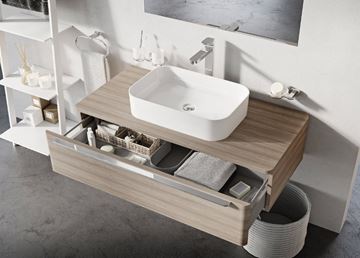 RAVAK CERAMIC 550 SLIM R umyvadlo na desku 55 cm, bez přepadu XJX01155002 Obrázek - fotka
