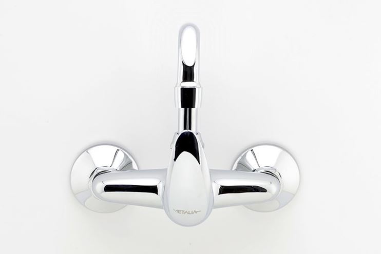 NOVASERVIS METALIA 55 dřezová nástěnná baterie, chrom 55031,0 Obrázek - fotka
