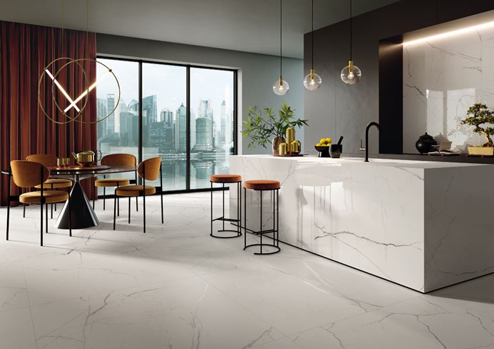 IMOLA THE ROOM dlažba 120x260 cm, lesk, statuario vena piccola STA VP6 260 LP Obrázek - fotka